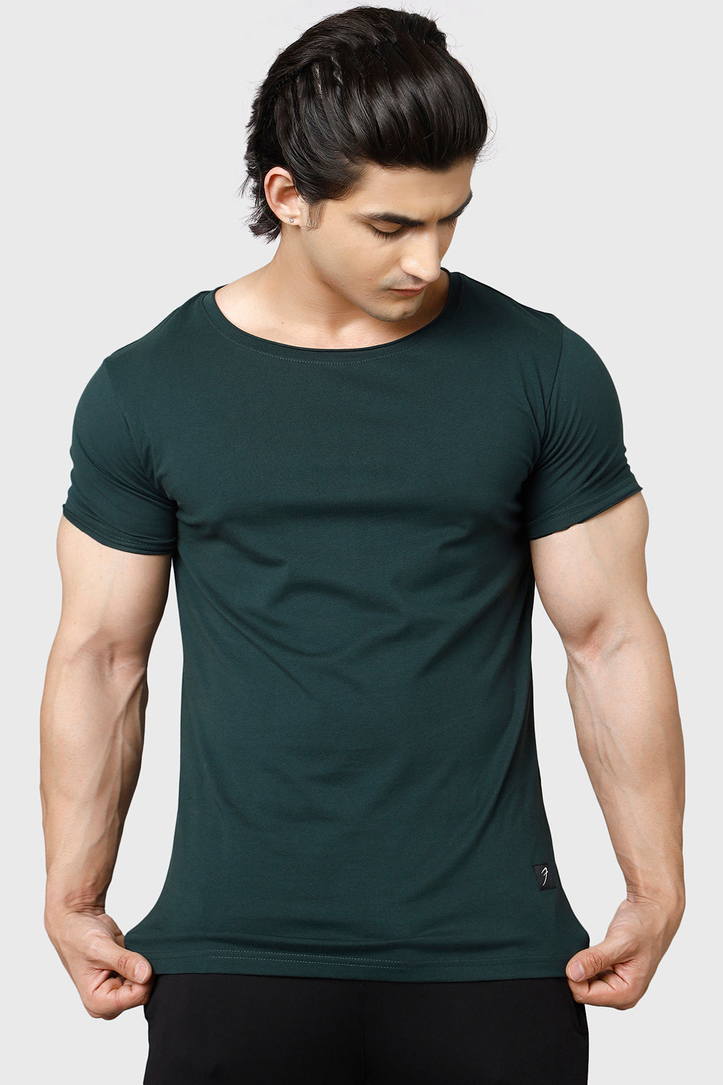 Legacy Scoop Neck T-shirt Forest Green