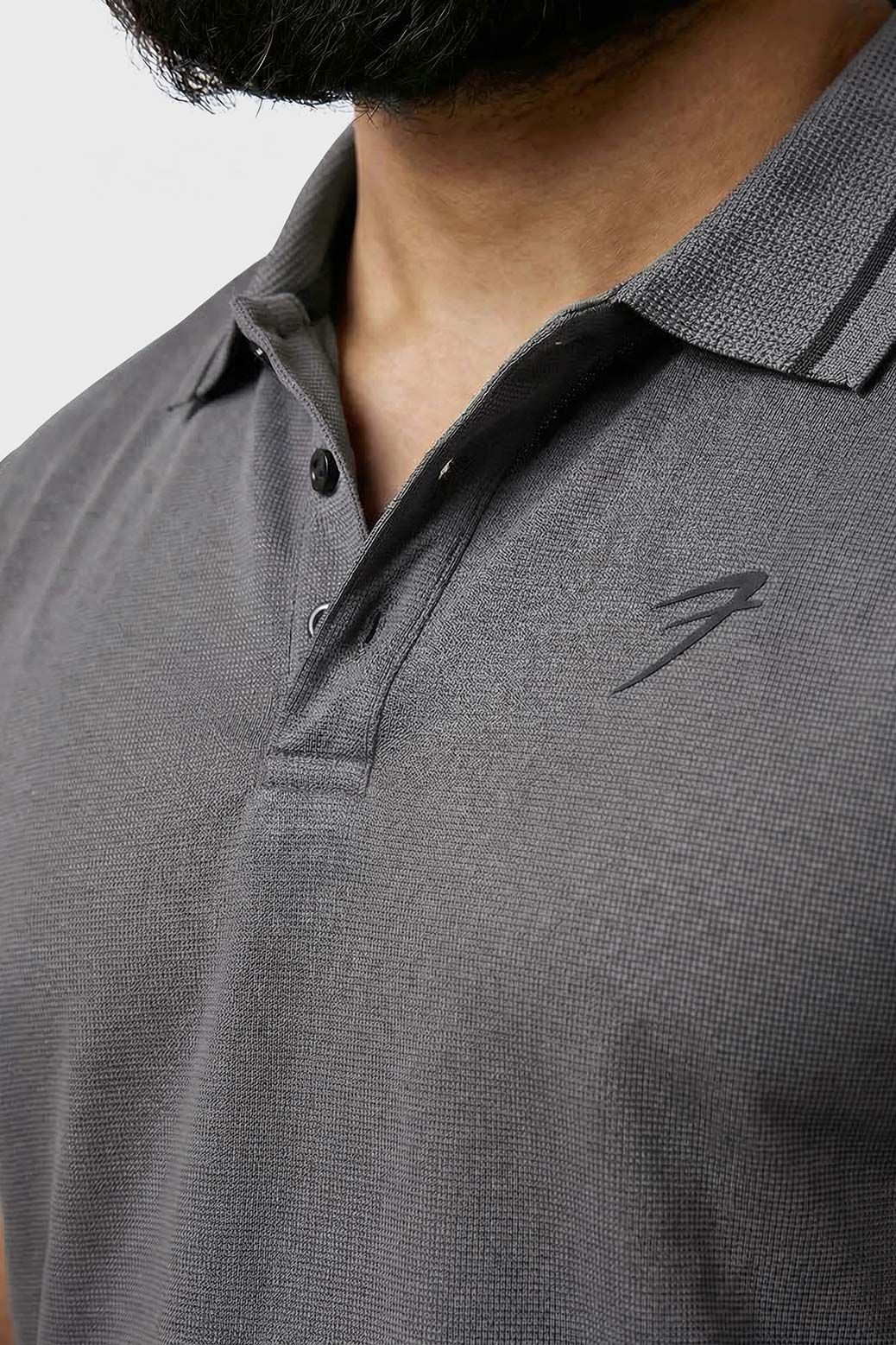 Mark Polo T-shirt Dark Grey