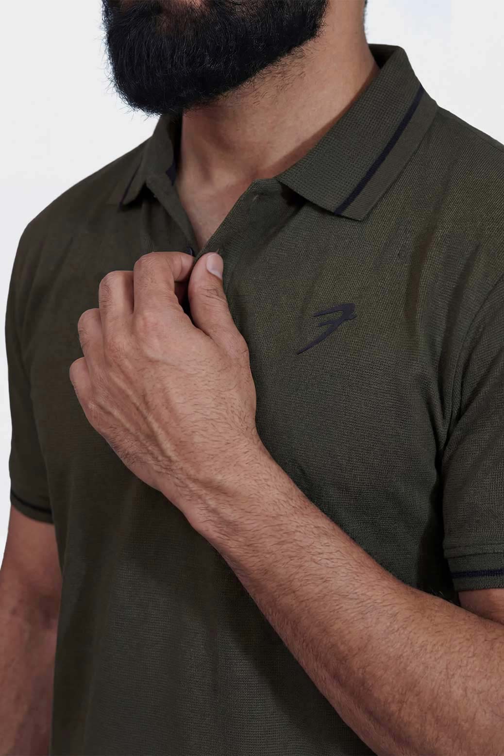 Mark Polo T-shirt Olive