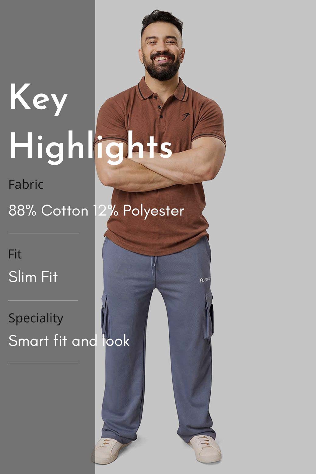 Mark Polo T-shirt Coffee