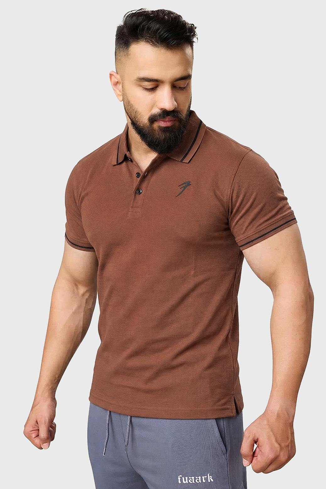 Mark Polo T-shirt Coffee