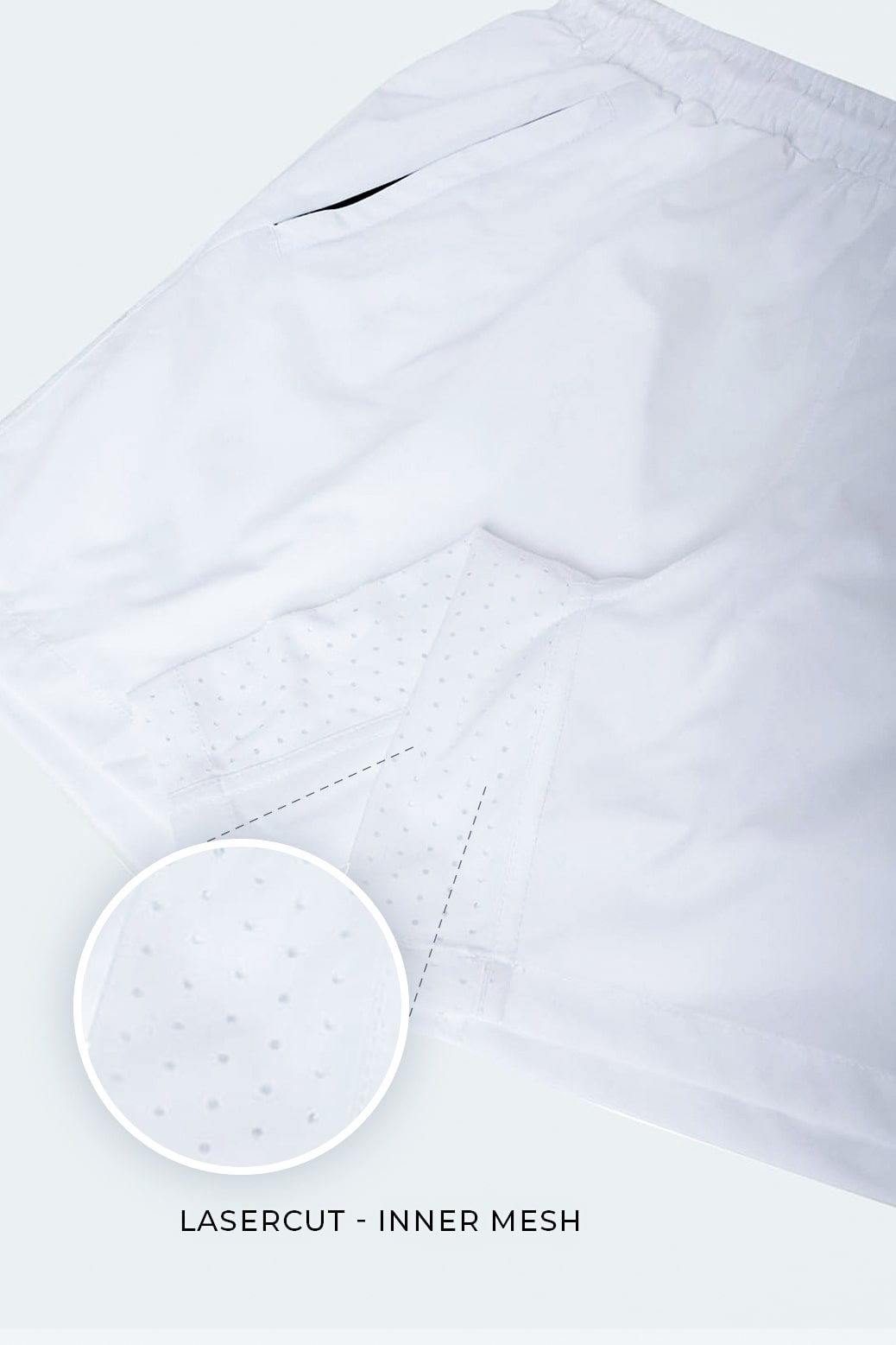 Nova Shorts White
