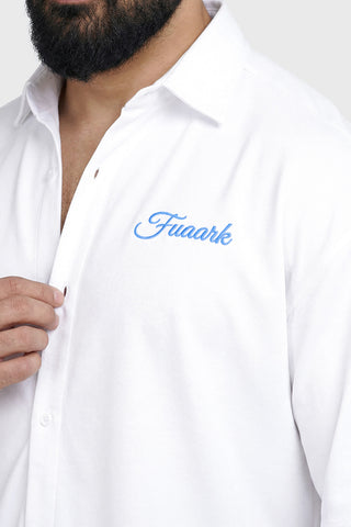 Off Duty Oversized Shirt White