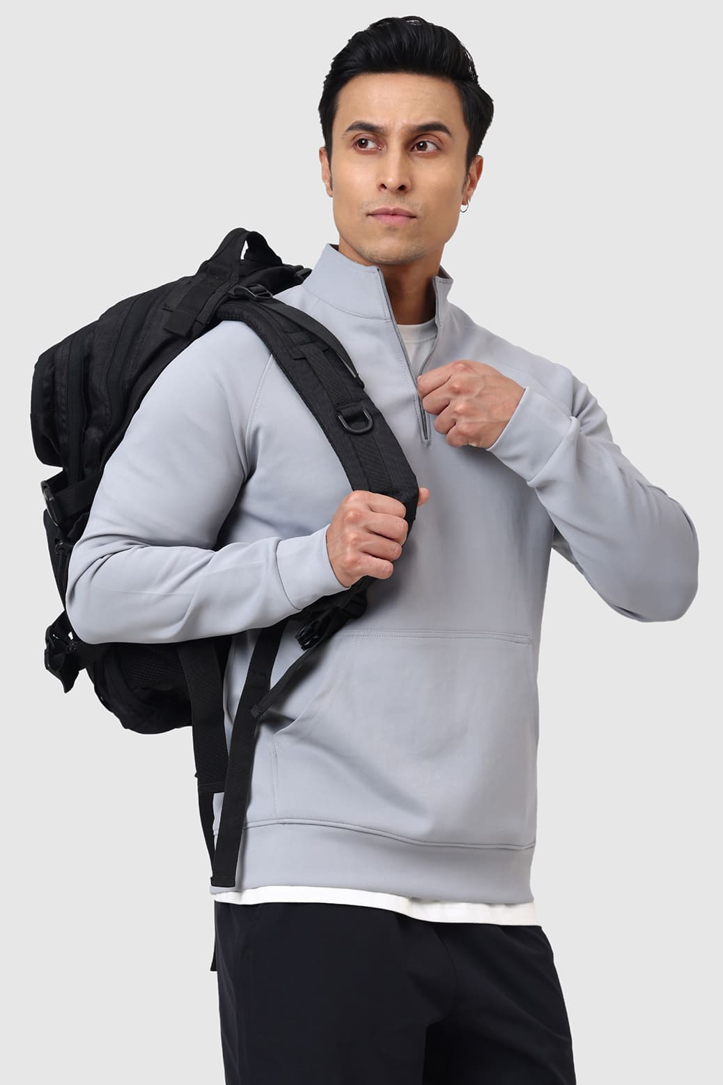 Ontrack Pullover Light Grey