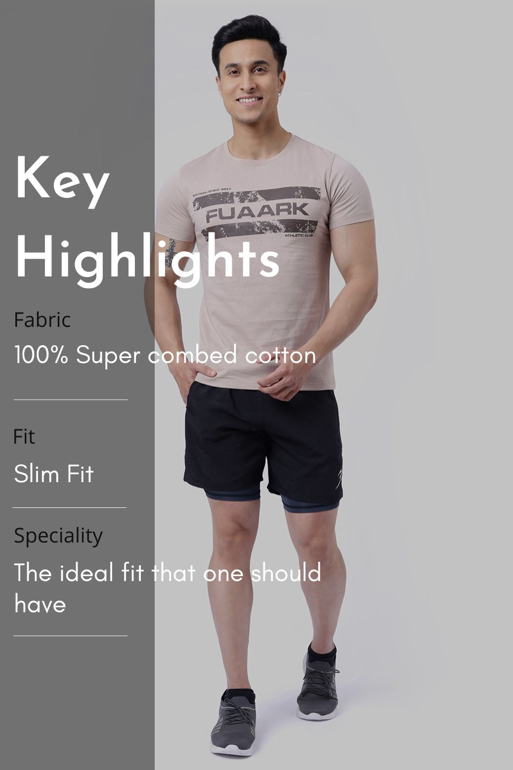 Brisk Fuaark T-shirt Beige