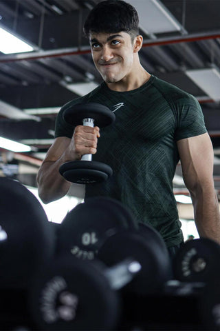 Ozone Jacquard T-shirt Green