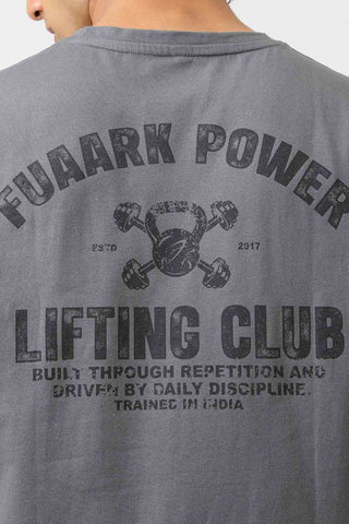 Power Oversized T-shirt Grey