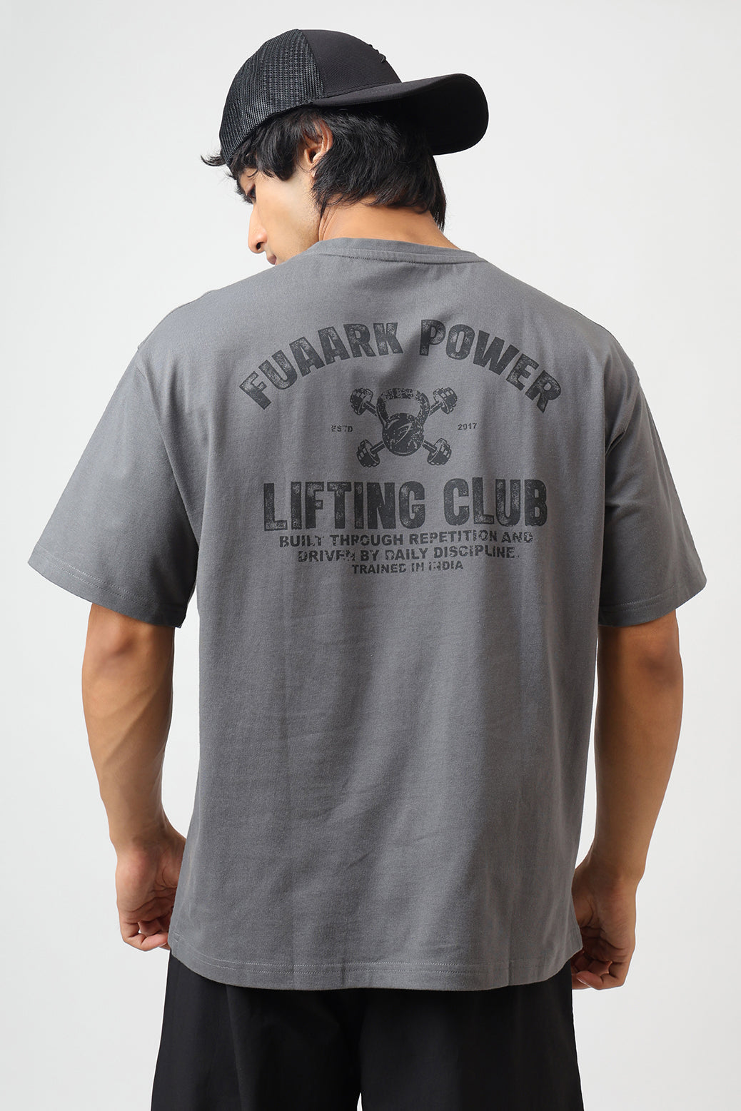 Power Oversized T-shirt Grey