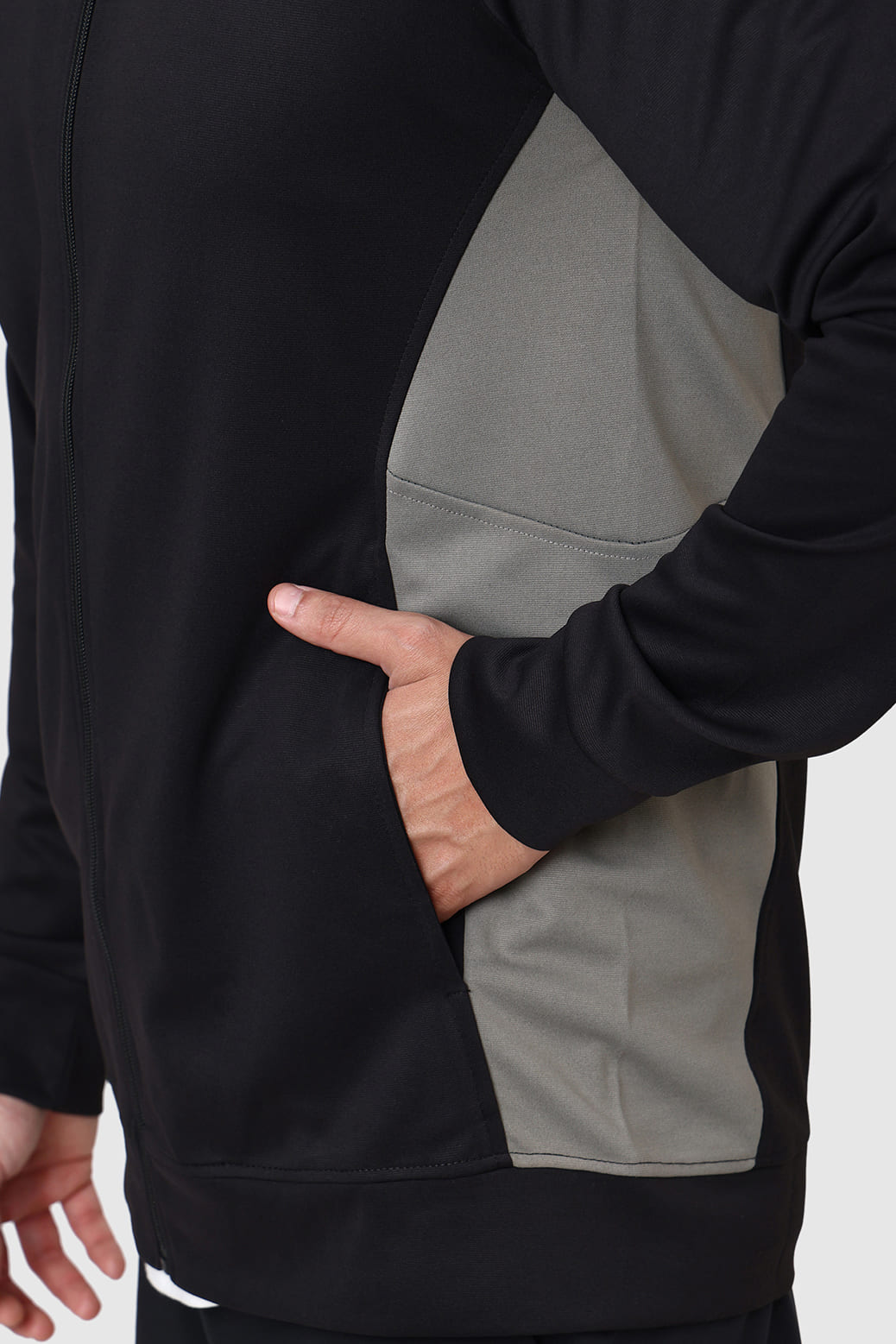 Polish Colourblock Jacket Black