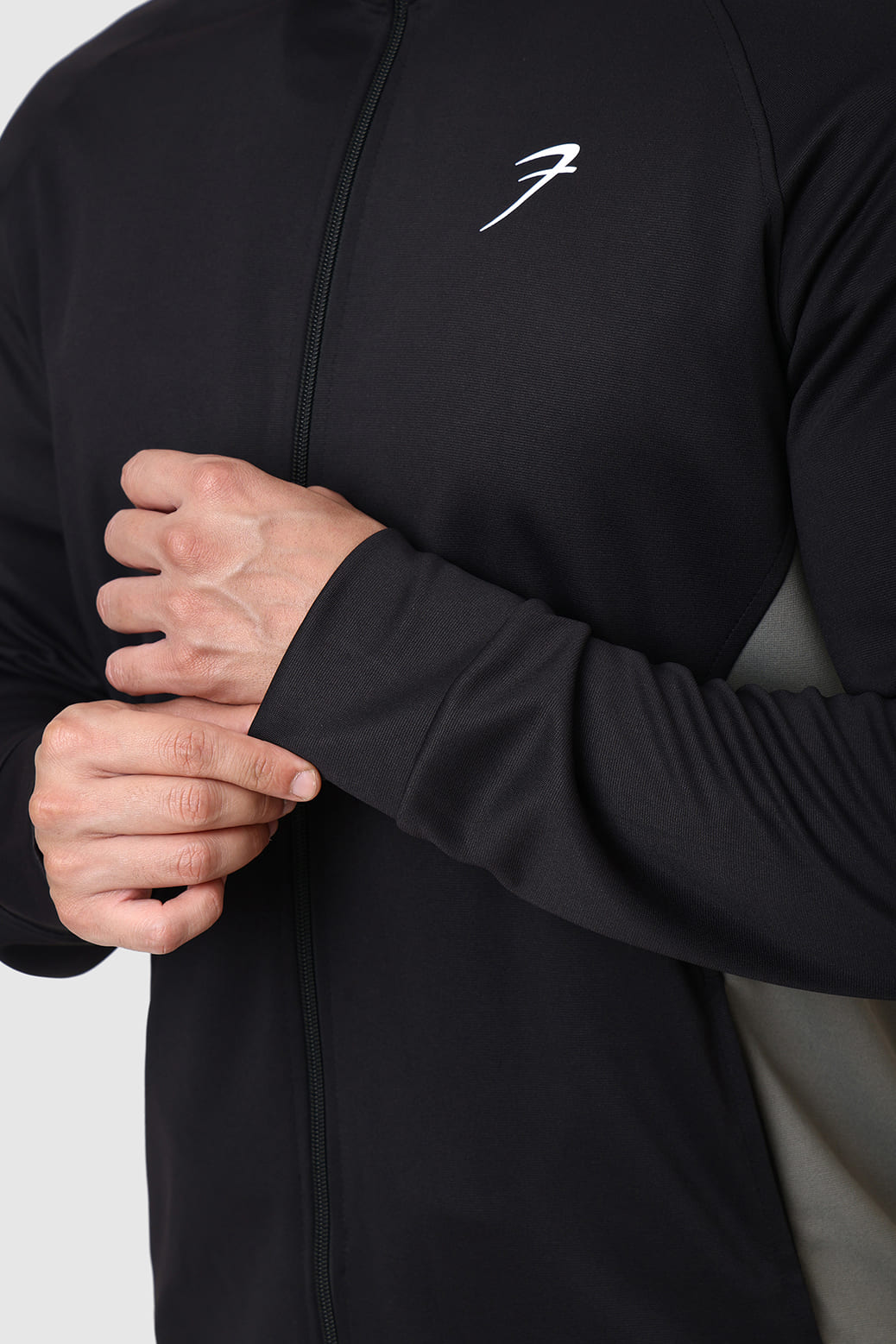 Polish Colourblock Jacket Black