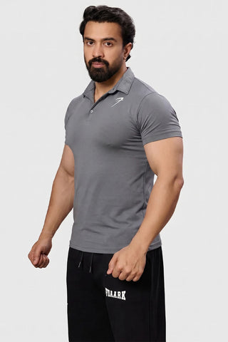 Polo T-shirt Grey