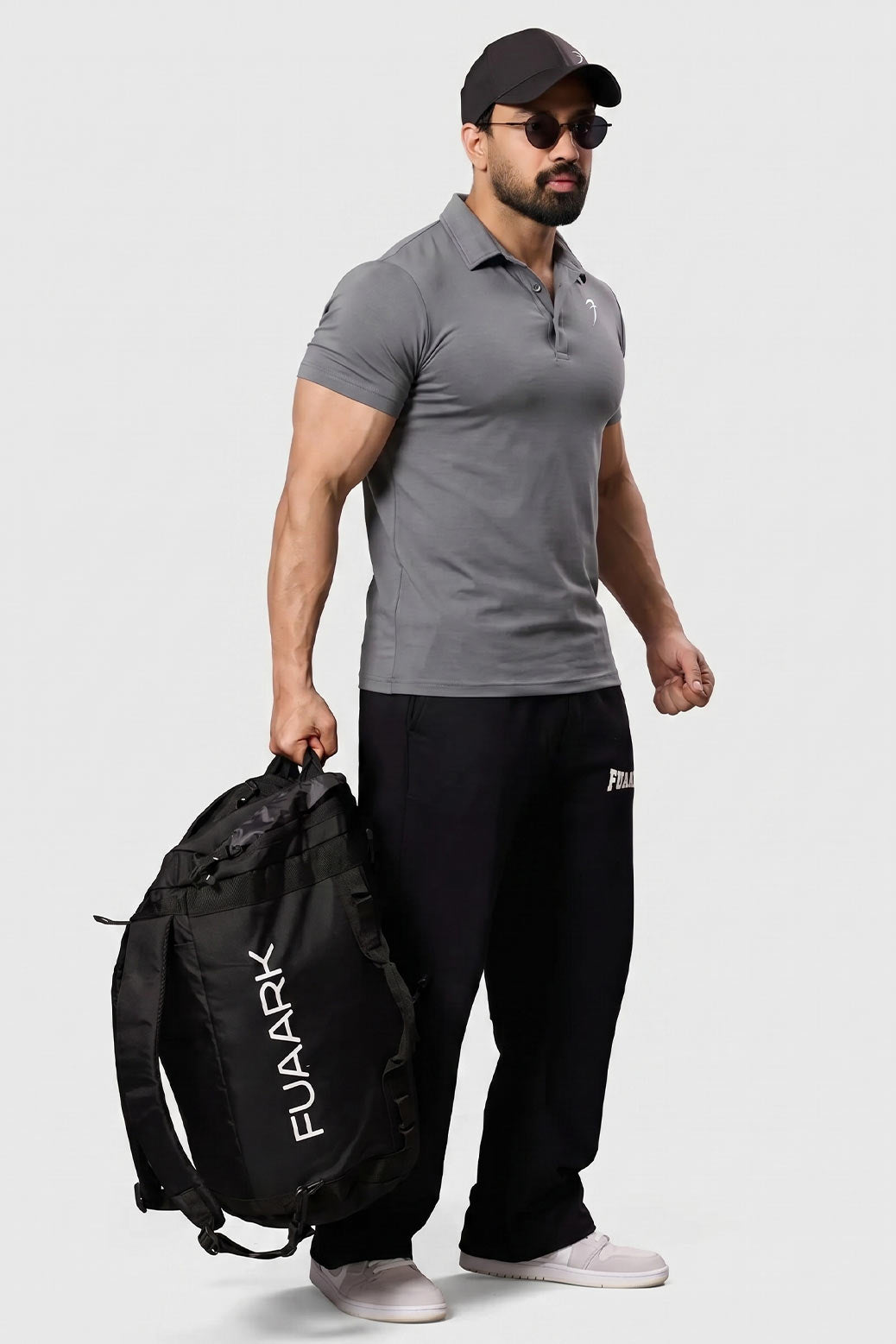 Polo T-shirt Grey