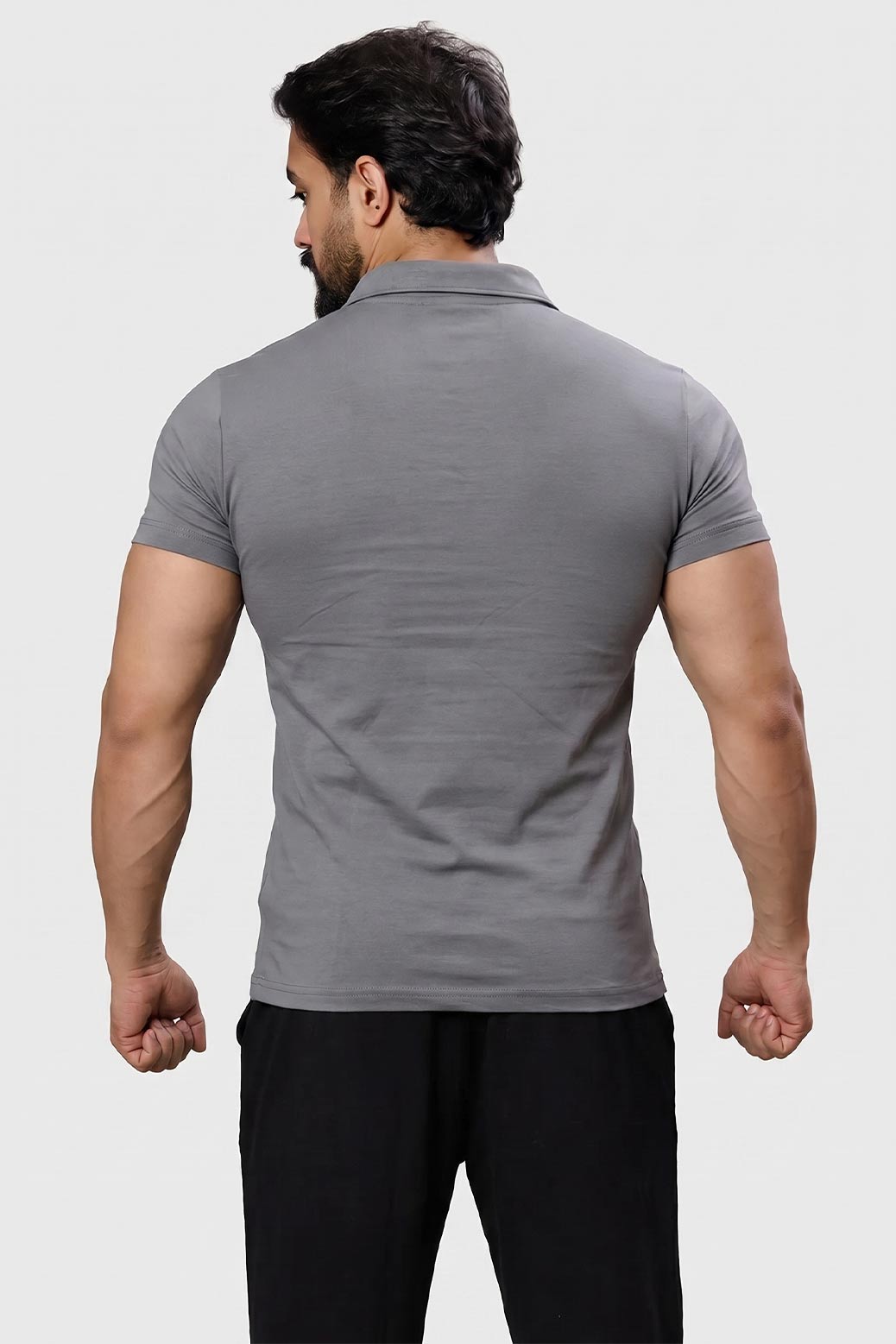 Polo T-shirt Grey