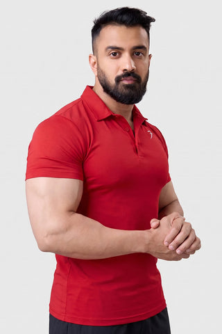 Polo T-shirt Maroon