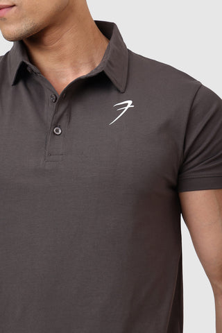 Polo T-shirt Gunmetal
