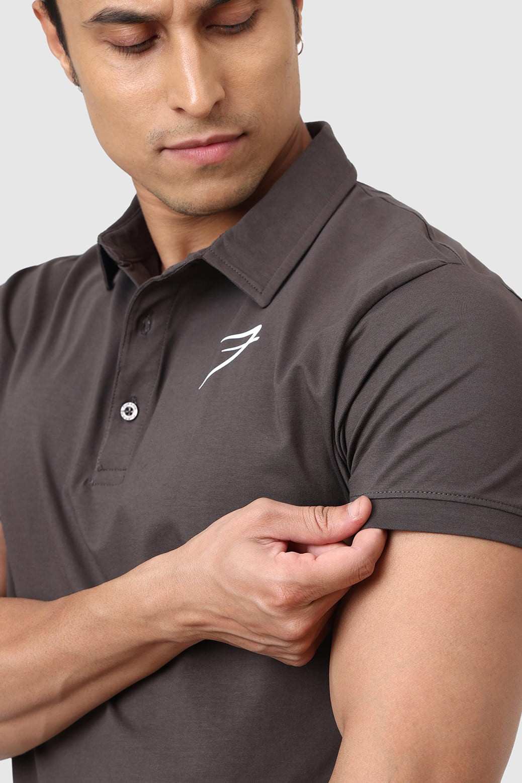 Polo T-shirt Gunmetal