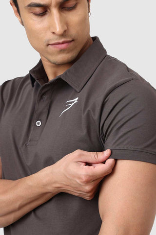 Polo T-shirt Gunmetal