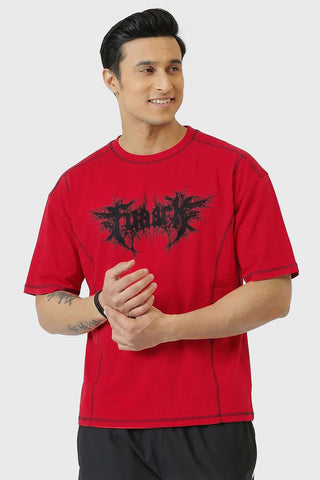 Primal Code Oversized T-shirt Red