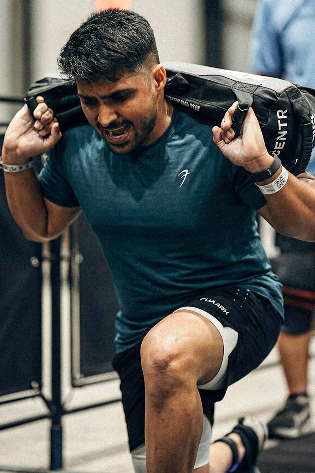 Ember Running T-shirt Bottle Green