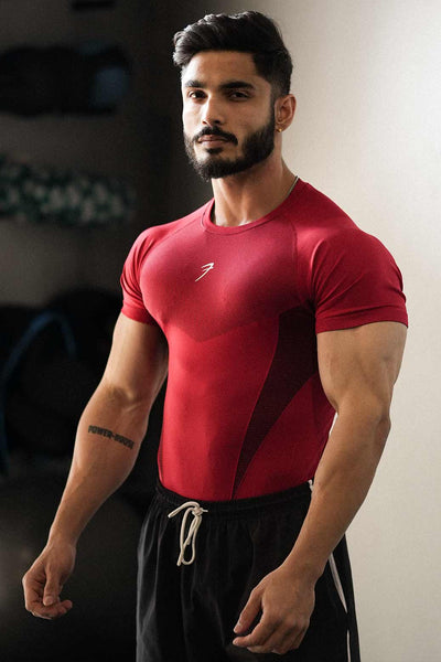 Command Seamless T-shirt Red