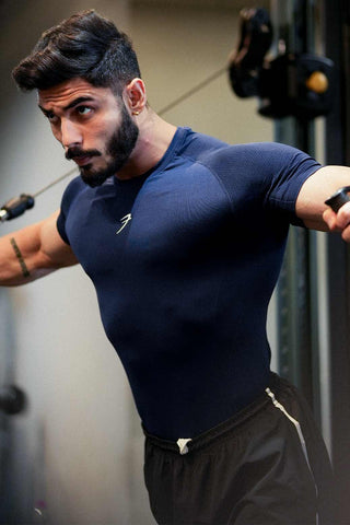 Strength Seamless T-shirt Navy