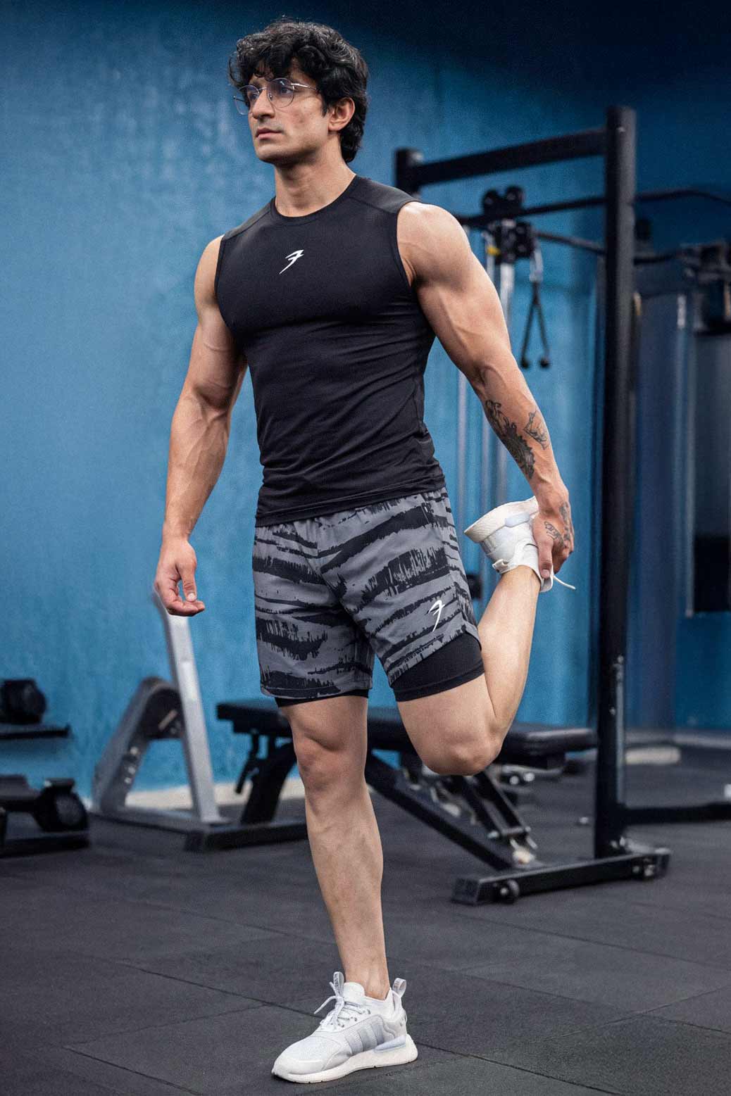 Compression Sleeveless Tank Black