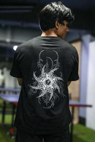 Dark Web Oversized T-shirt Black