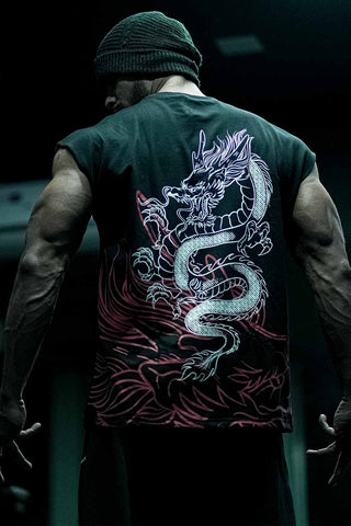 Dragon Capsleeves Tank Black