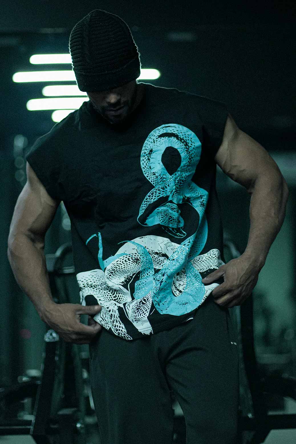 Python Capsleeves Tank Black