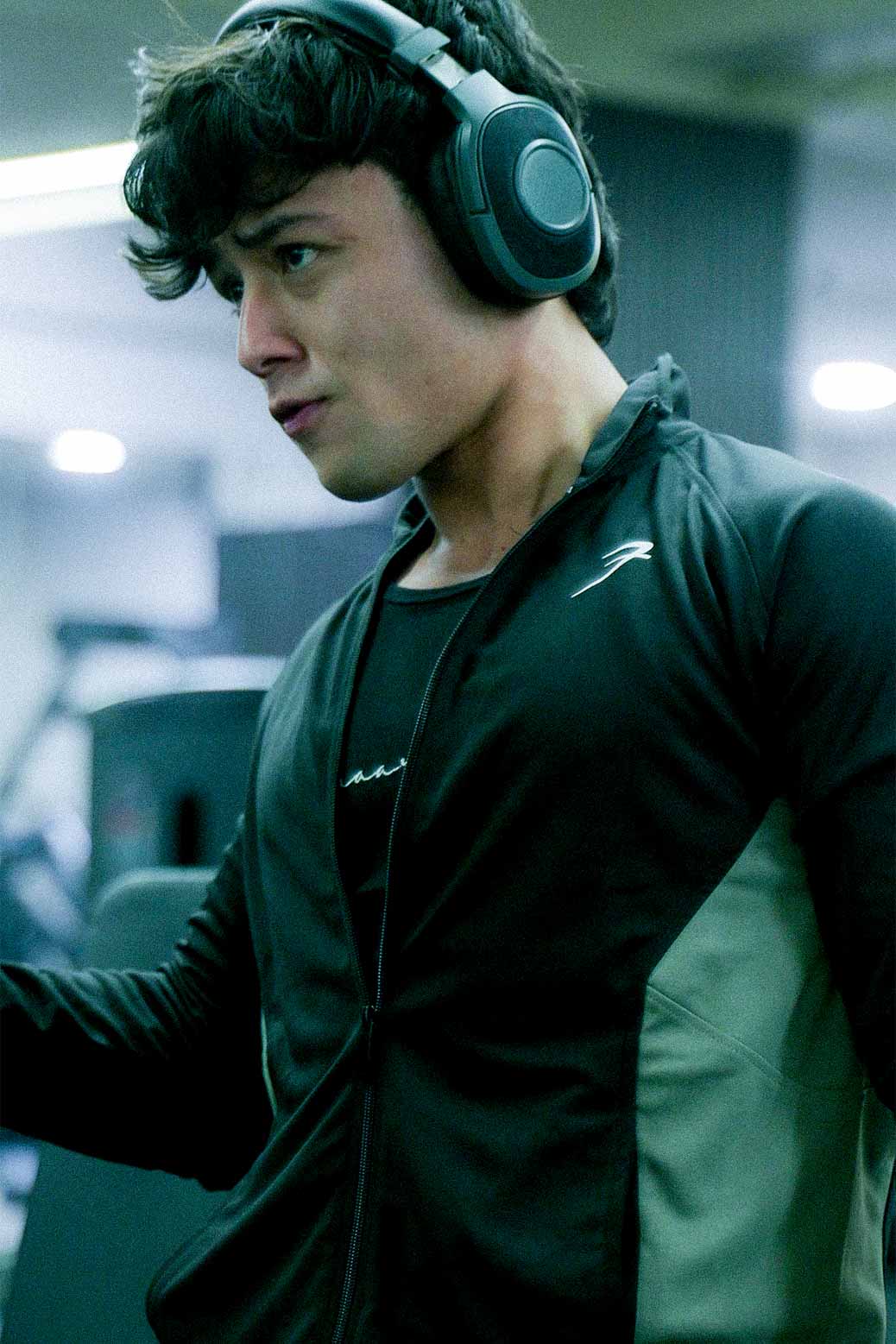 Polish Colourblock Jacket Black