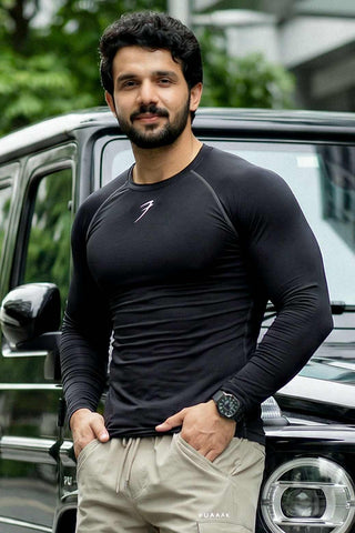 Compression Fullsleeves T-shirt Black