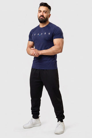 Checks T-shirt Navy