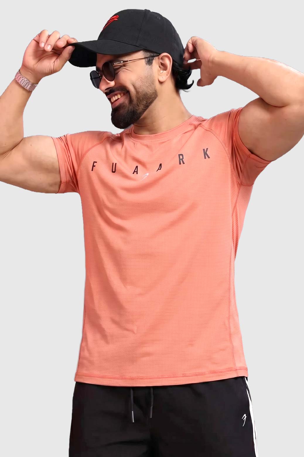 Checks T-shirt Pink