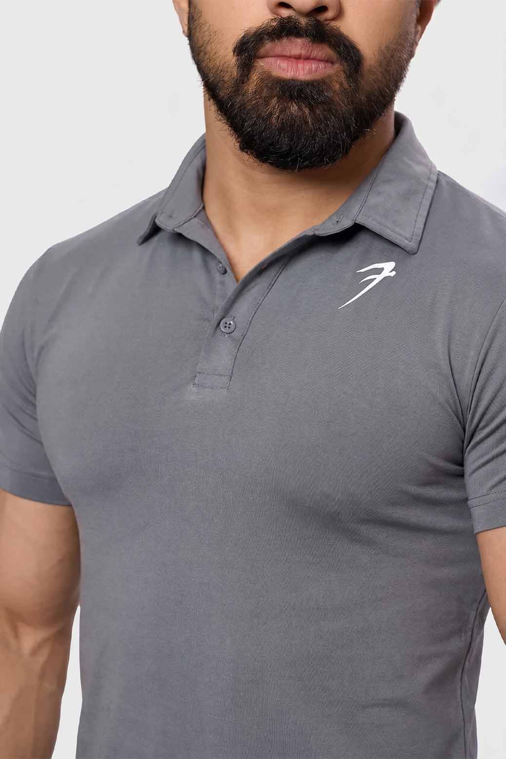 Polo T-shirt Grey