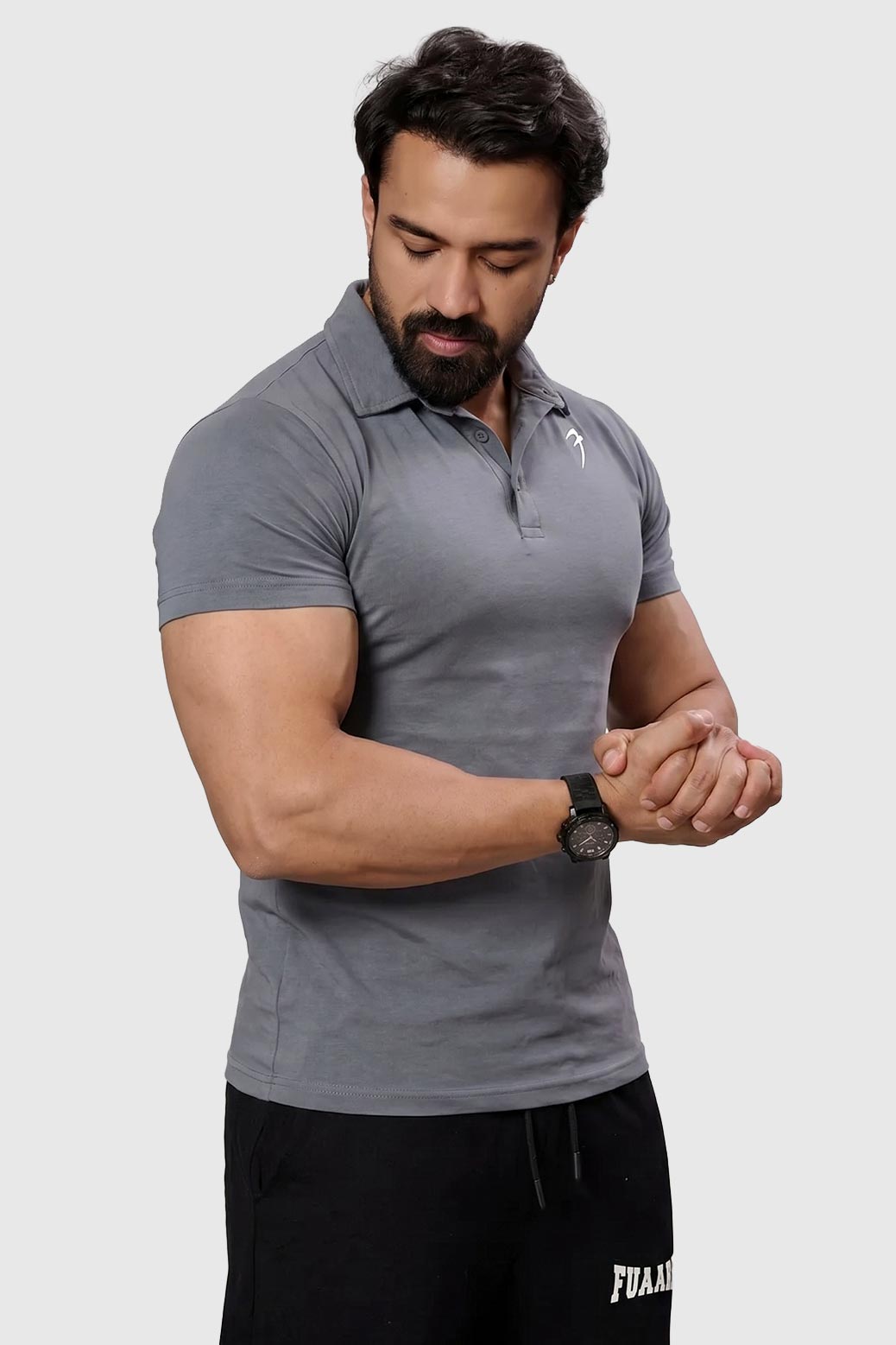 Polo T-shirt Grey