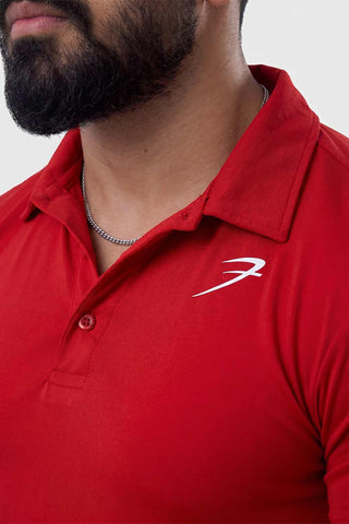 Polo T-shirt Maroon