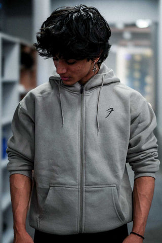 Brookline Oversized Jacket Grey