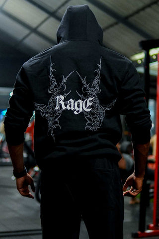 Rage Oversized Hoodie Black