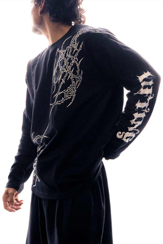 Die Lifting Fullsleeves T-shirt Black