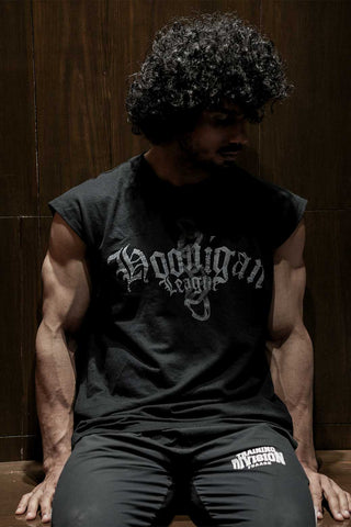 Hoonigans Capsleeves Tank Black