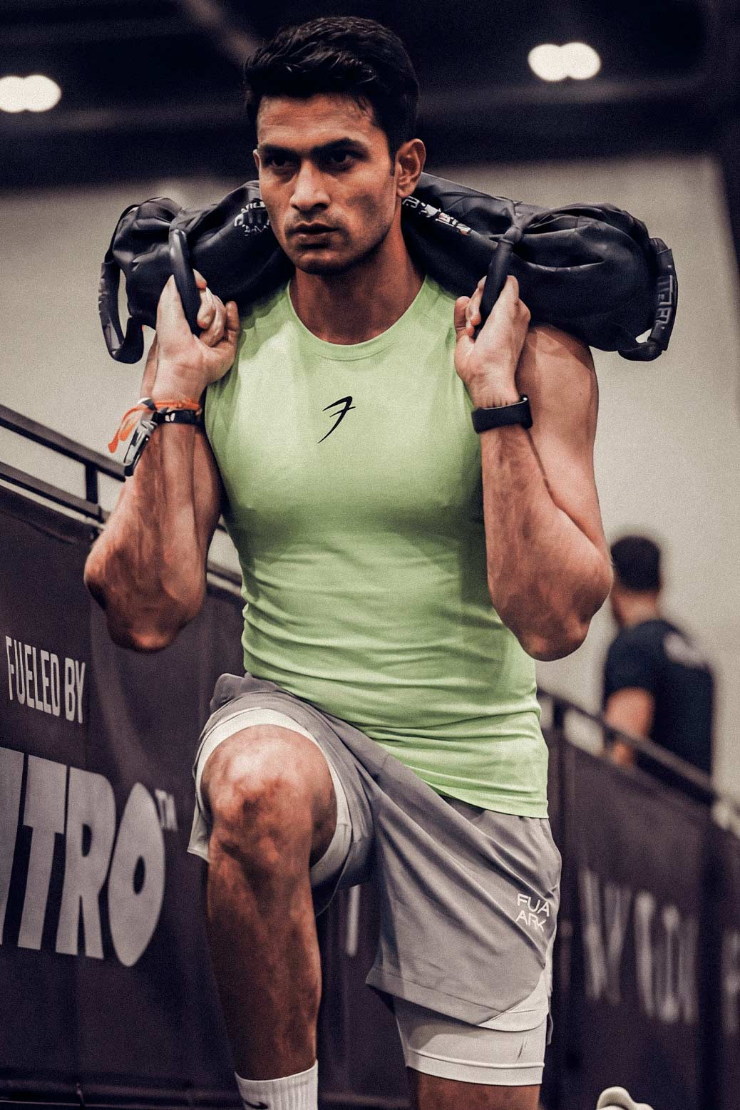 Compression Sleeveless Tank Lime