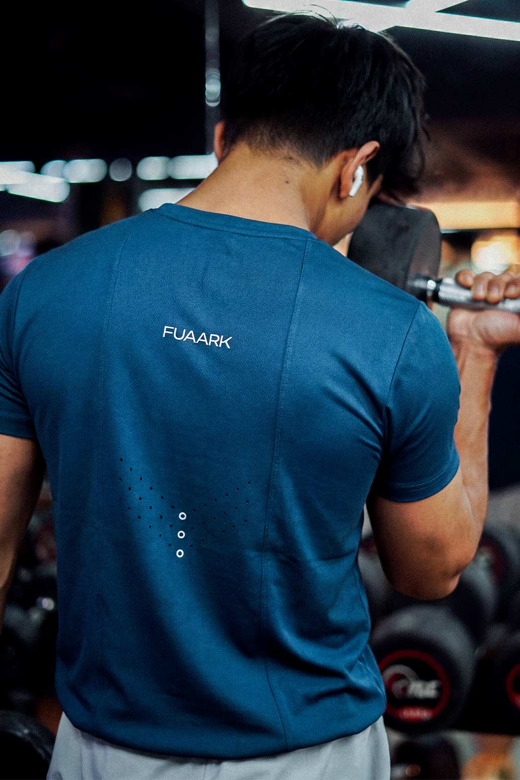 Laser Cut Running T-shirt Orion Blue