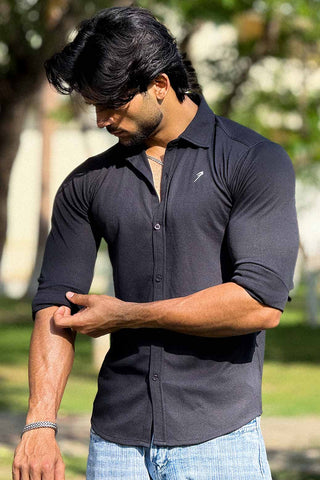Foundation Fullsleeves Shirt Dark Grey