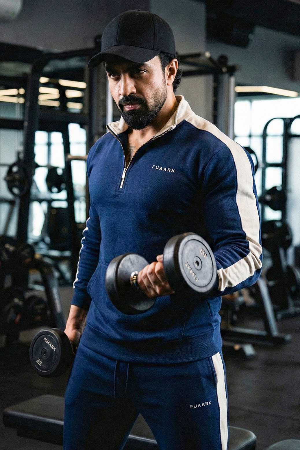 Alpine Pullover Navy/White