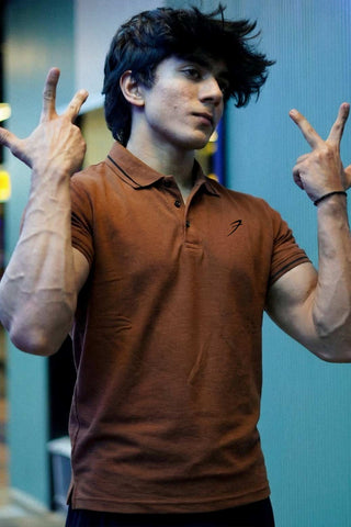 Mark Polo T-shirt Coffee