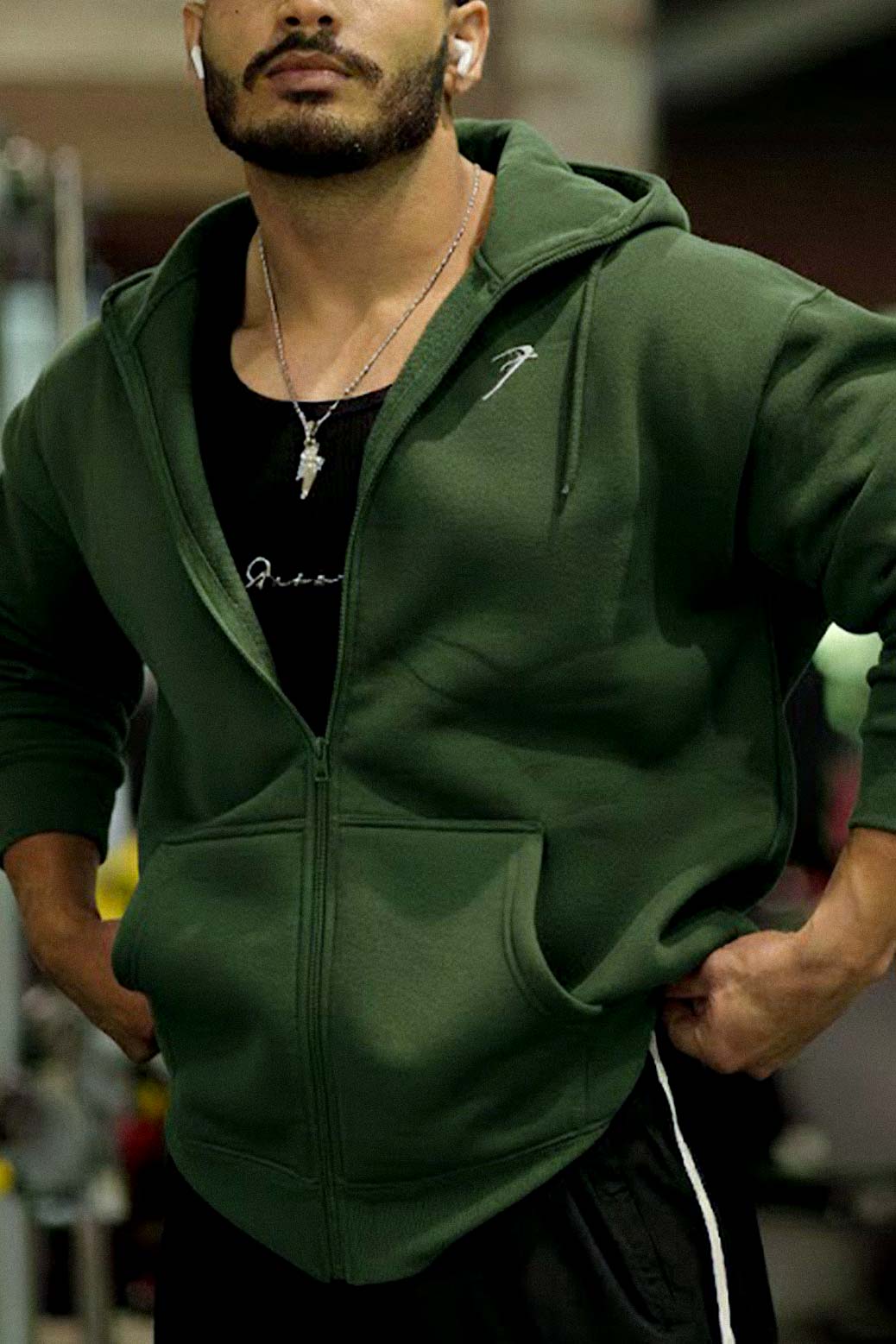 Brookline Oversized Jacket Olive