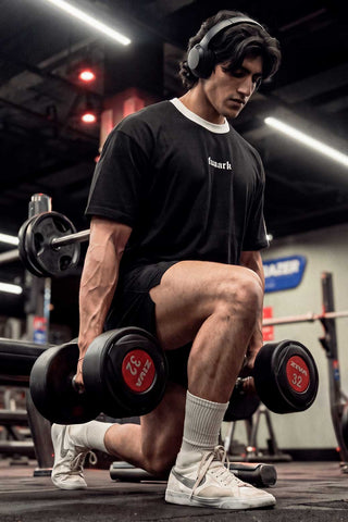 Heavyweight Oversized T-shirt Black/Off-White