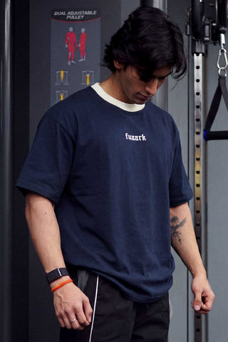 Heavyweight Oversized T-shirt Navy