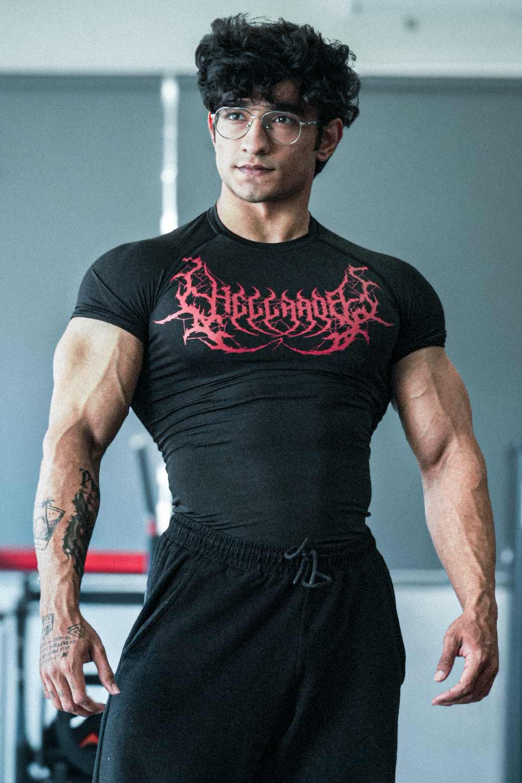 Hellborn Compression T-shirt Black/Red