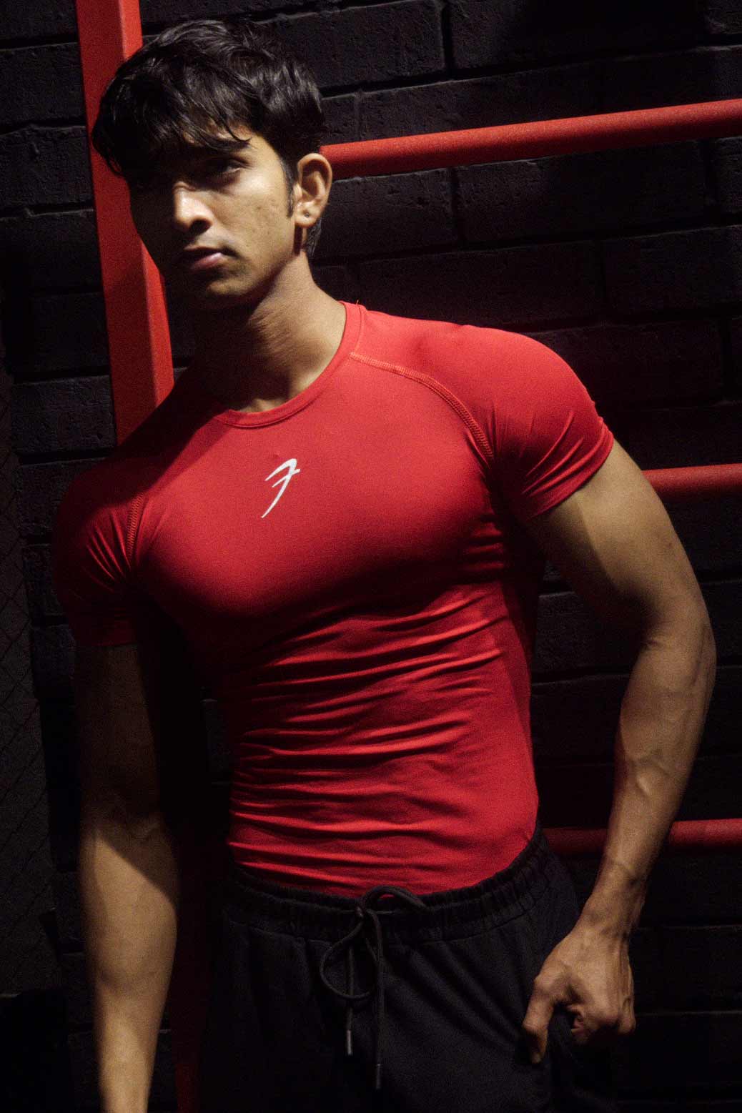 Compression T-shirt Red